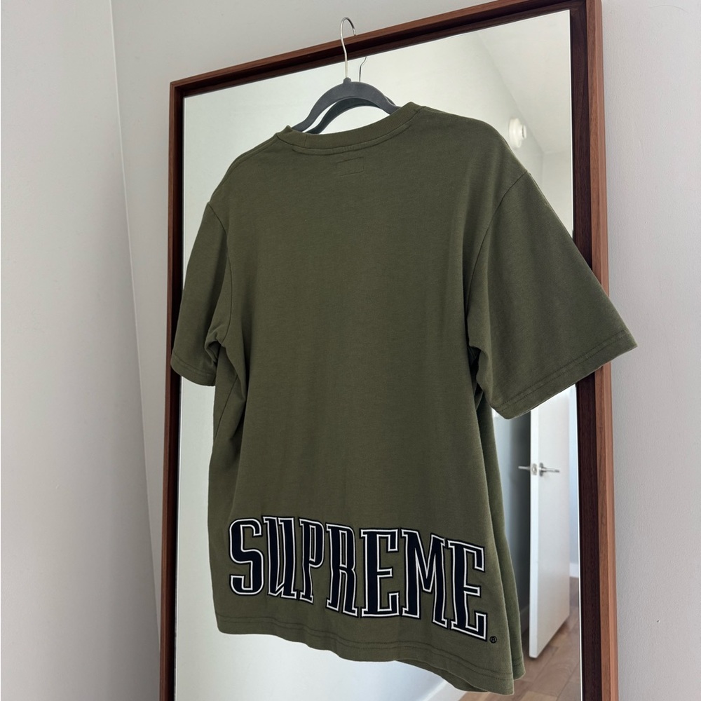 Olive green Supreme T-shirt